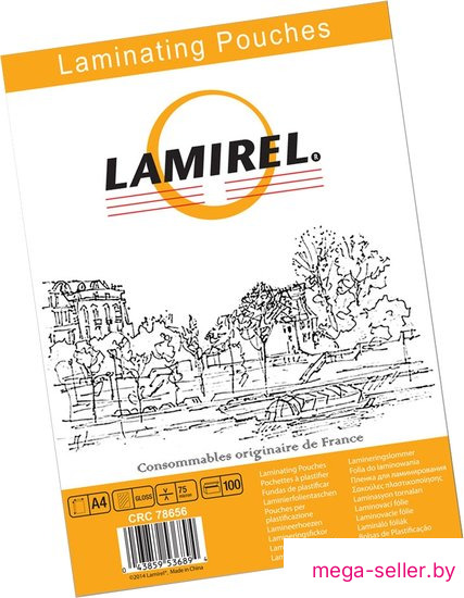 Пленка для ламинирования Lamirel A4, 175 мкм, 100 л LA-78765