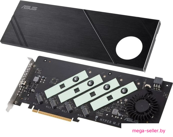 Адаптер для подключения M.2 накопителей ASUS Hyper M.2 x16 Gen5