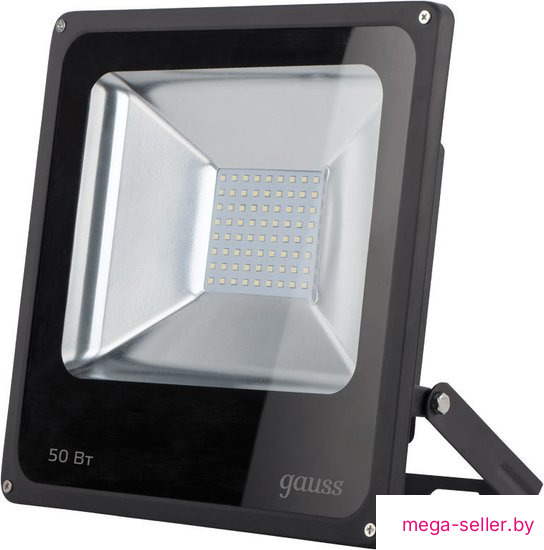 Прожектор Gauss LED 50W IP65 6500K 613100350 (черный)