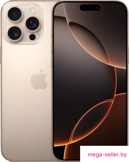 Телефон Apple iPhone 16 Pro Max Dual eSim 256GB (пустынный титан)