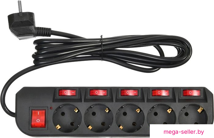 Сетевой фильтр Buro 500SH-3-SW-B