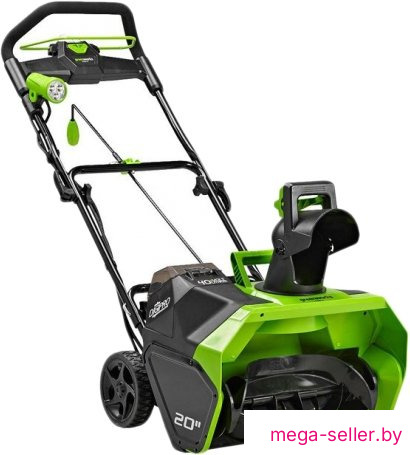 Снегоуборщик Greenworks GD40SB2K (с АКБ 4000 mAh)