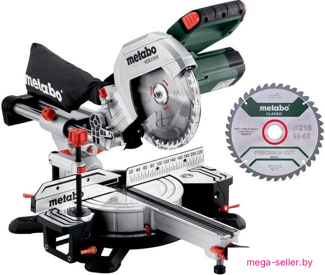 Торцовочная пила Metabo KGS 216 M Set 613216900