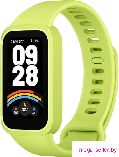 Фитнес-браслет Xiaomi Smart Band 9 Active (зеленый, международная версия)