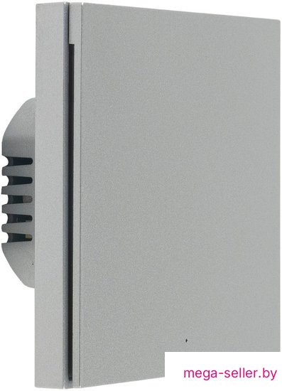 Умный выключатель Aqara Smart Wall Switch H1 одноклавишный без нейтрали (серый)