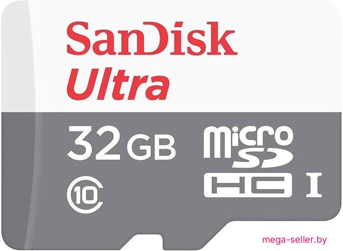 Карта памяти SanDisk Ultra microSDHC SDSQUNR-032G-GN3MN 32GB