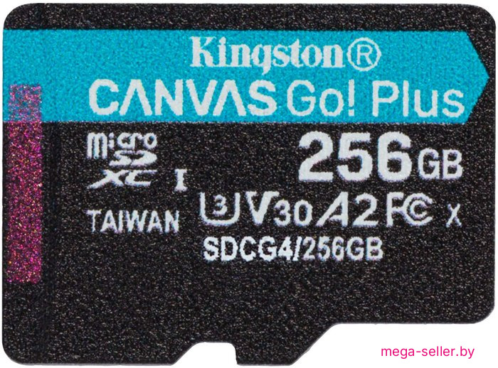 Карта памяти Kingston Canvas Go! Plus microSDXC 256GB SDCG4/256GBSP