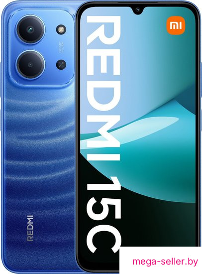 Телефон Xiaomi Redmi 15C 4G 4GB/256GB международная версия (синий)