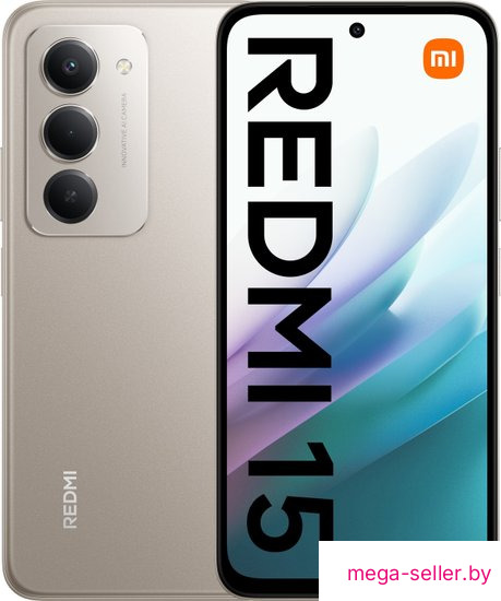 Телефон Xiaomi Redmi 15 4G 8GB/128GB международная версия (титановый)