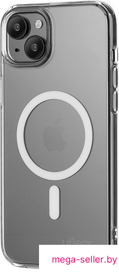 Чехол для телефона uBear Real Mag для iPhone 15 Plus (прозрачный)