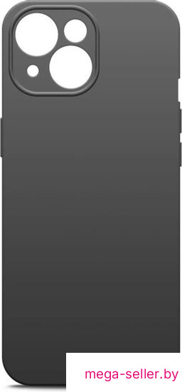 Чехол для телефона BoraSCO Microfiber Case для Apple iPhone 15 Plus 72421 (черный)