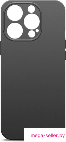 Чехол для телефона BoraSCO Microfiber Case для Apple iPhone 15 Pro 72429 (черный)