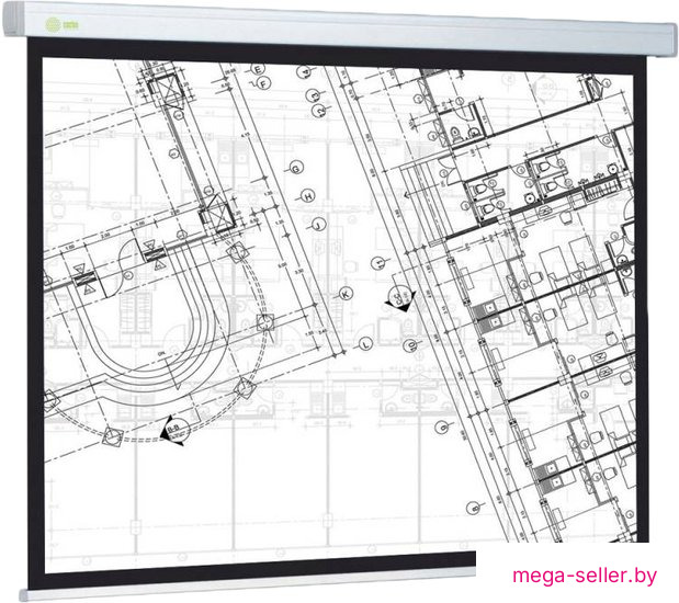 Проекционный экран CACTUS Wallscreen CS-PSW-104x186