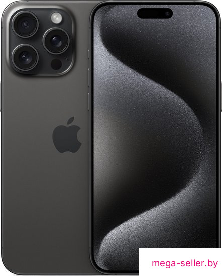 Телефон Apple iPhone 15 Pro Max 512GB (черный титан)