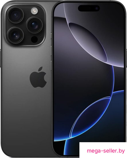 Телефон Apple iPhone 16 Pro 1TB (черный титан)