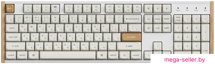 Клавиатура Keychron K10 HE Special Edition White K10H-Q1-RU (Nebula Magnetic)