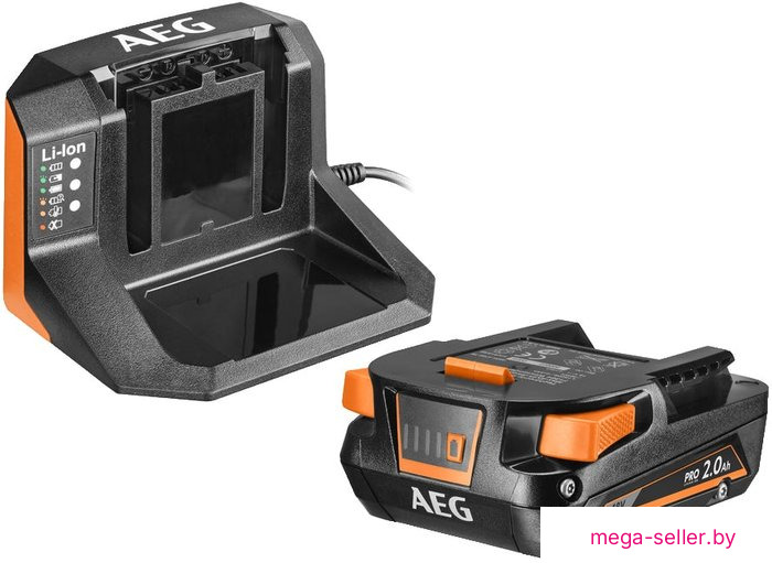 Аккумулятор с зарядным устройством AEG Powertools SET L1820S 4935478932 (18В/2 Ah + 18В)