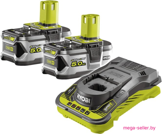 Аккумулятор с зарядным устройством Ryobi RC18150-250 5133004422 (18В/5 Ah + 18В)