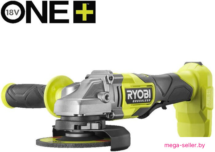 Угловая шлифмашина Ryobi RAG18BL-0 5133006532 (без АКБ)