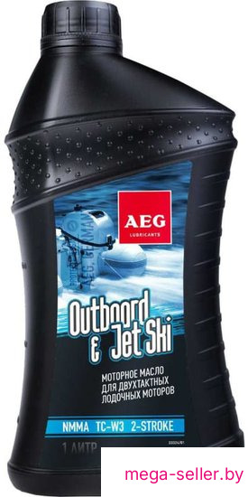 Моторное масло AEG Lubricants Outboard&JetSki 2Т Oil NMMA TC-W3 1л
