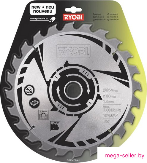 Пильный диск Ryobi SB254T24A1 5132002621
