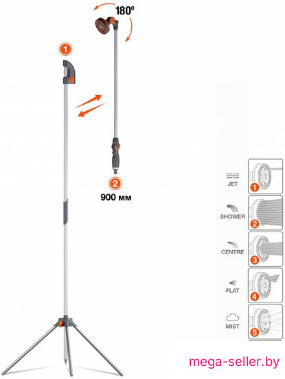 Душ на штанге Daewoo Power DGS 3000