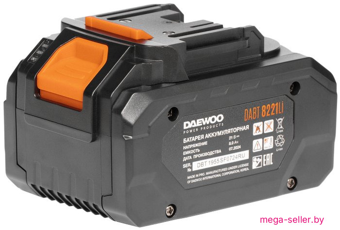 Аккумулятор для инструмента Daewoo Power DABT 8221Li (21В/8 Ач)