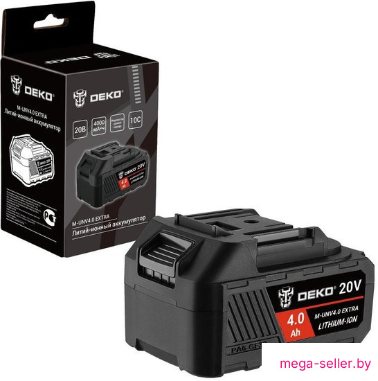 Аккумулятор для инструмента Deko M-UNV4.0 Extra 081-1019 (20В/4 Ач)