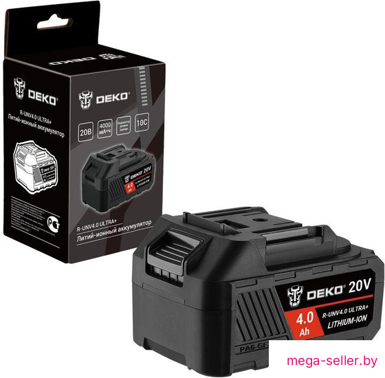 Аккумулятор для инструмента Deko R-UNV4.0 ULTRA + 083-1017 (20В/4 Ач)