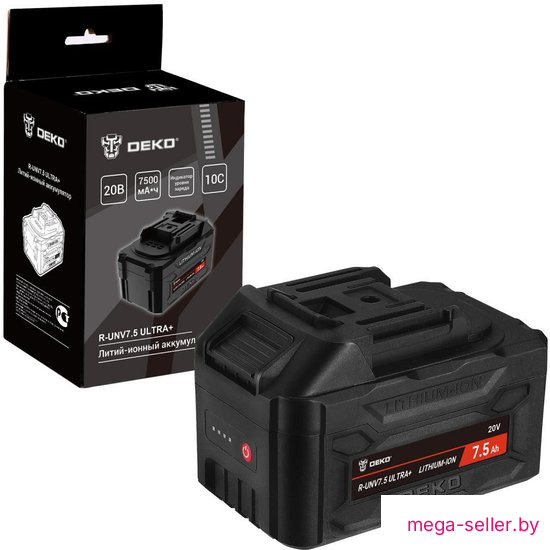 Аккумулятор для инструмента Deko R-UNV7.5 ULTRA+ 083-1020 (20В/7.5 Ач)