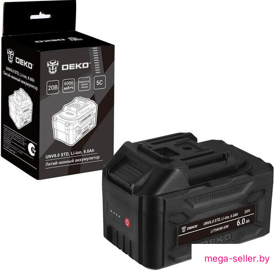 Аккумулятор для инструмента Deko UNV6.0 STD 085-1086 (20В/6 Ач)