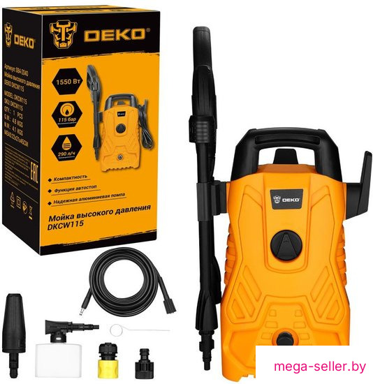 Мойка высокого давления Deko DKCW115 084-2040