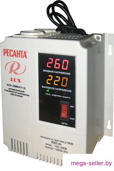 Стабилизатор напряжения Ресанта Lux АСН-2000Н/1-Ц