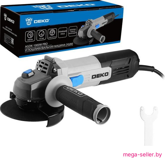 Угловая шлифмашина Deko AGDK-1000W PRO 084-1076
