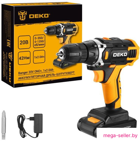 Дрель-шуруповерт Deko Banger 20V ONE+ 083-1116 (с 1-им АКБ)