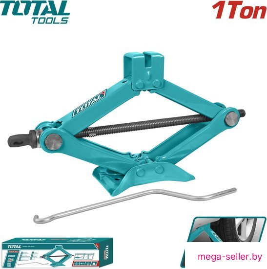 Ромбовый домкрат Total THT101011 1т
