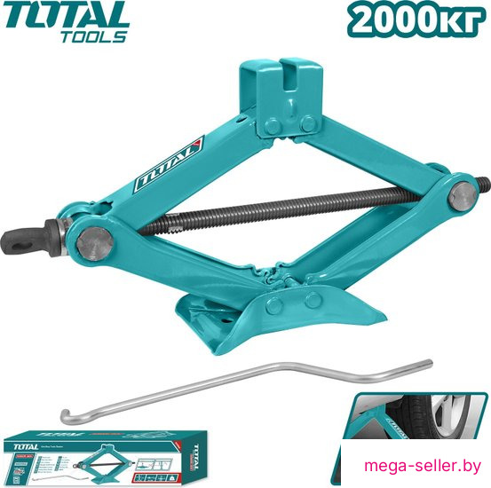 Ромбовый домкрат Total THT101021 2т