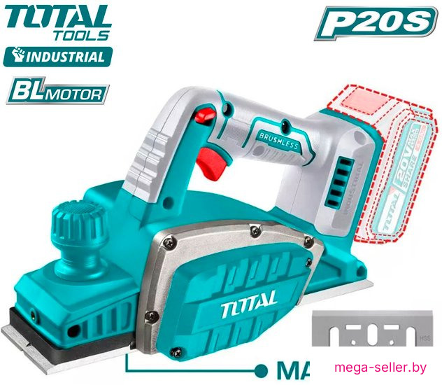 Рубанок Total TRLI20401 (без АКБ)