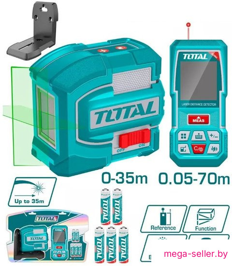 Total TOSLL0401 (лазерный уровень, лазерная рулетка)