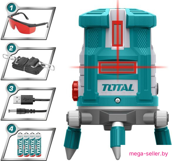 Лазерный нивелир Total TLL306505