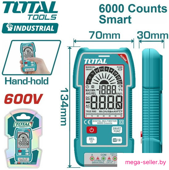 Мультиметр Total TMT516004