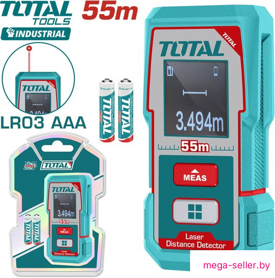 Лазерный дальномер Total TMT550166