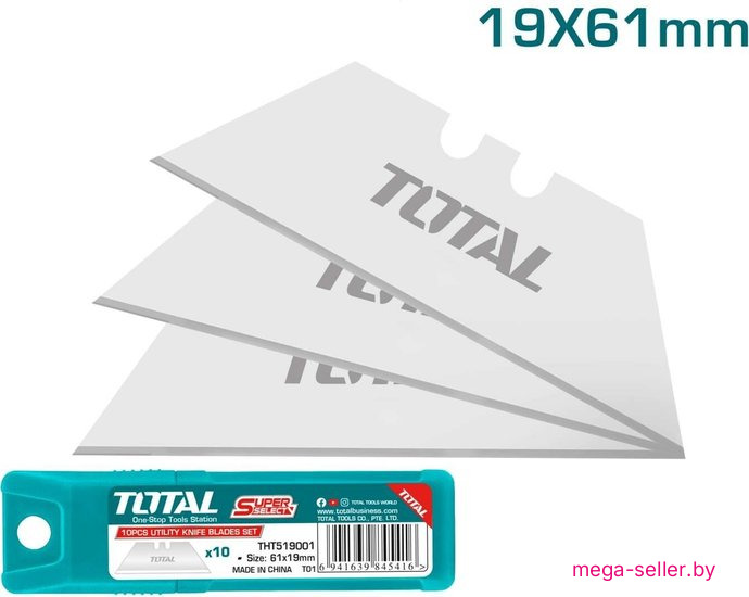 Набор сменных лезвий Total THT519001 (10 шт.)
