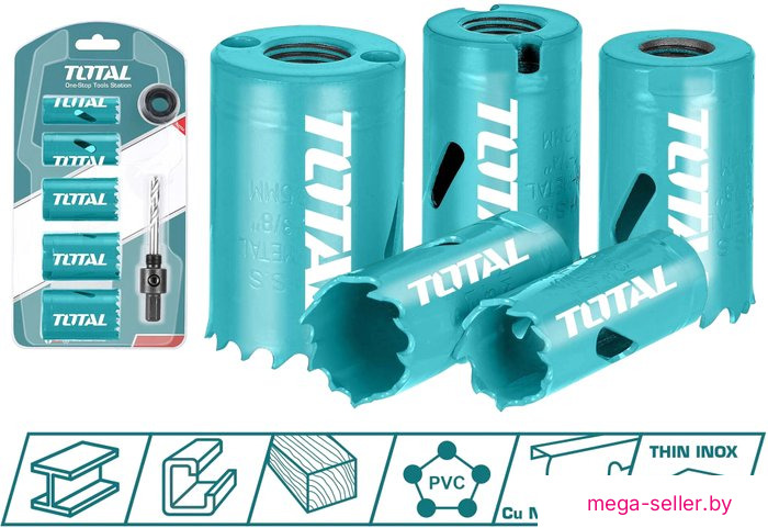 Набор коронок Total TACSH1071 (7 пр.)