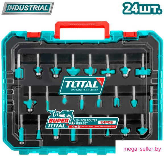 Набор фрез Total TACSR12408 (24 предмета)