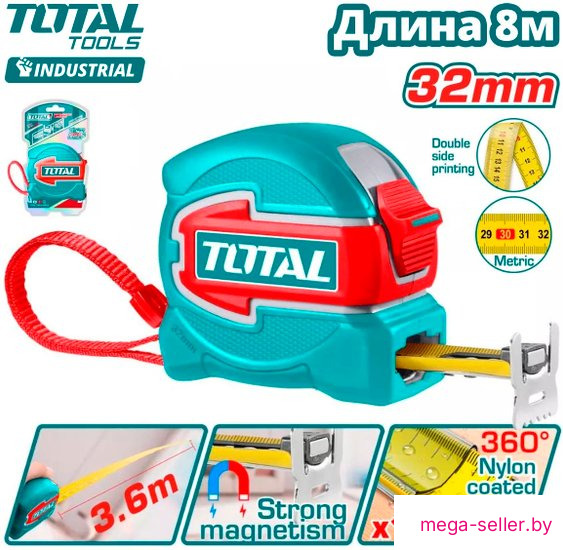 Рулетка Total TMT80832M