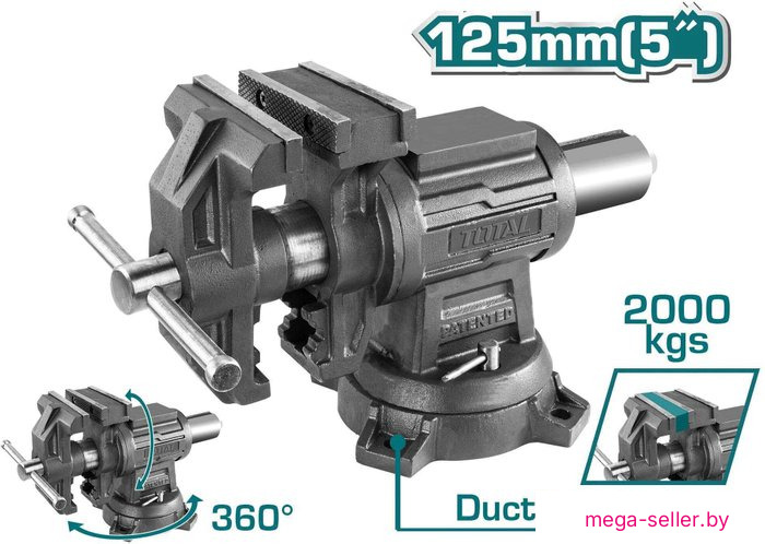 Тиски Total THTMF6156