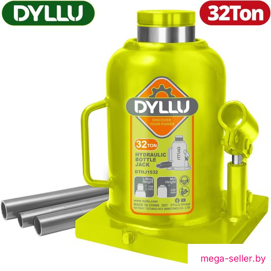 Бутылочный домкрат Dyllu DTHJ1532 32т