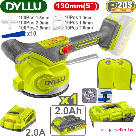 Стеклодомкрат (присоска для стекла и плитки) Dyllu DTTVM1D128