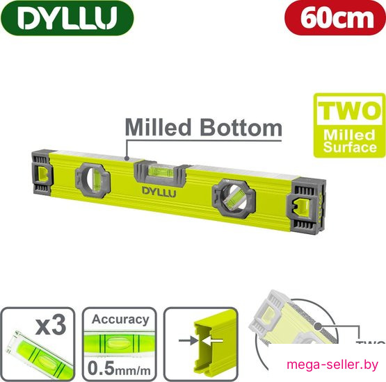 Уровень строительный Dyllu DTSL1G60